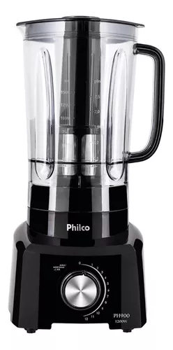 Liquidificador Philco PH900 3 Litros Com 12 Velocidades e Pulsar Potência de 1200W Cor Preto 220V